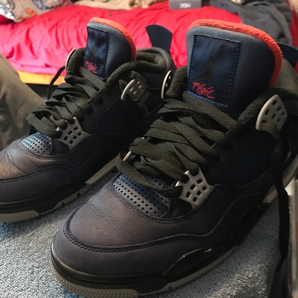 Air Jordan 4 retro loyal blue size 8 - Picture 4 of 4